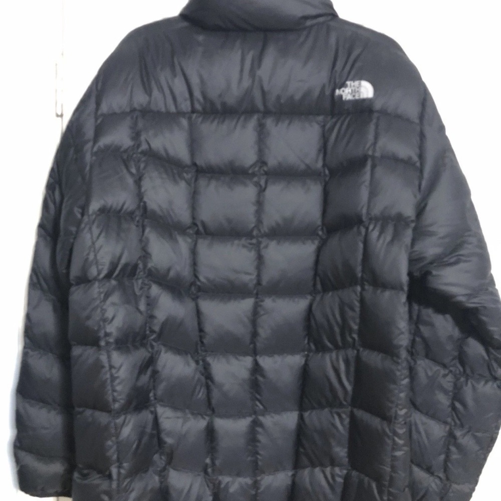 NORTH FACE 800 PRO SERIES DOWN JACKET MENS XL PTP 25 HEM 27 BLACK NICE 800 - Picture 2 of 16